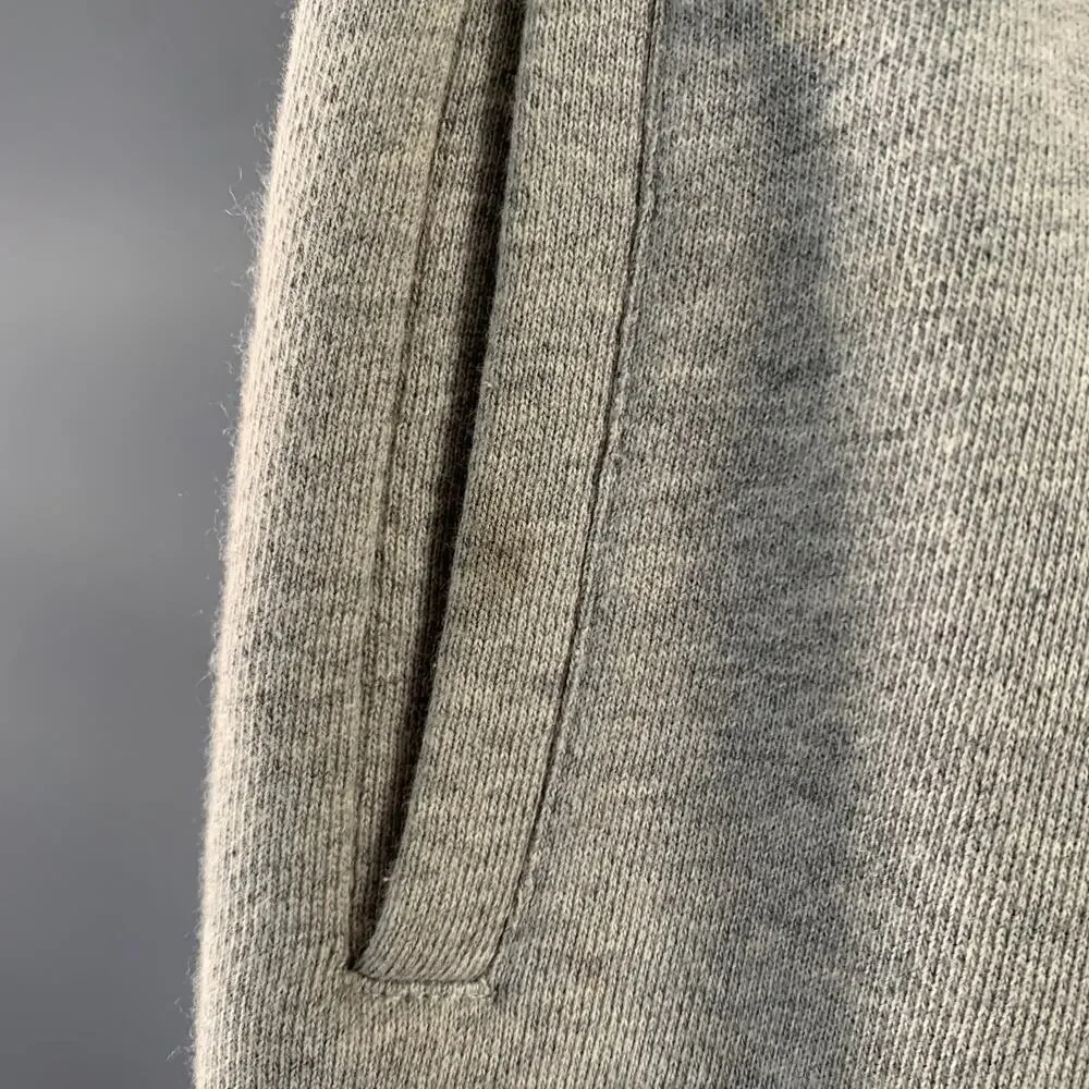 GUCCI Size L Grey Cotton Sweatpants Casual Pants